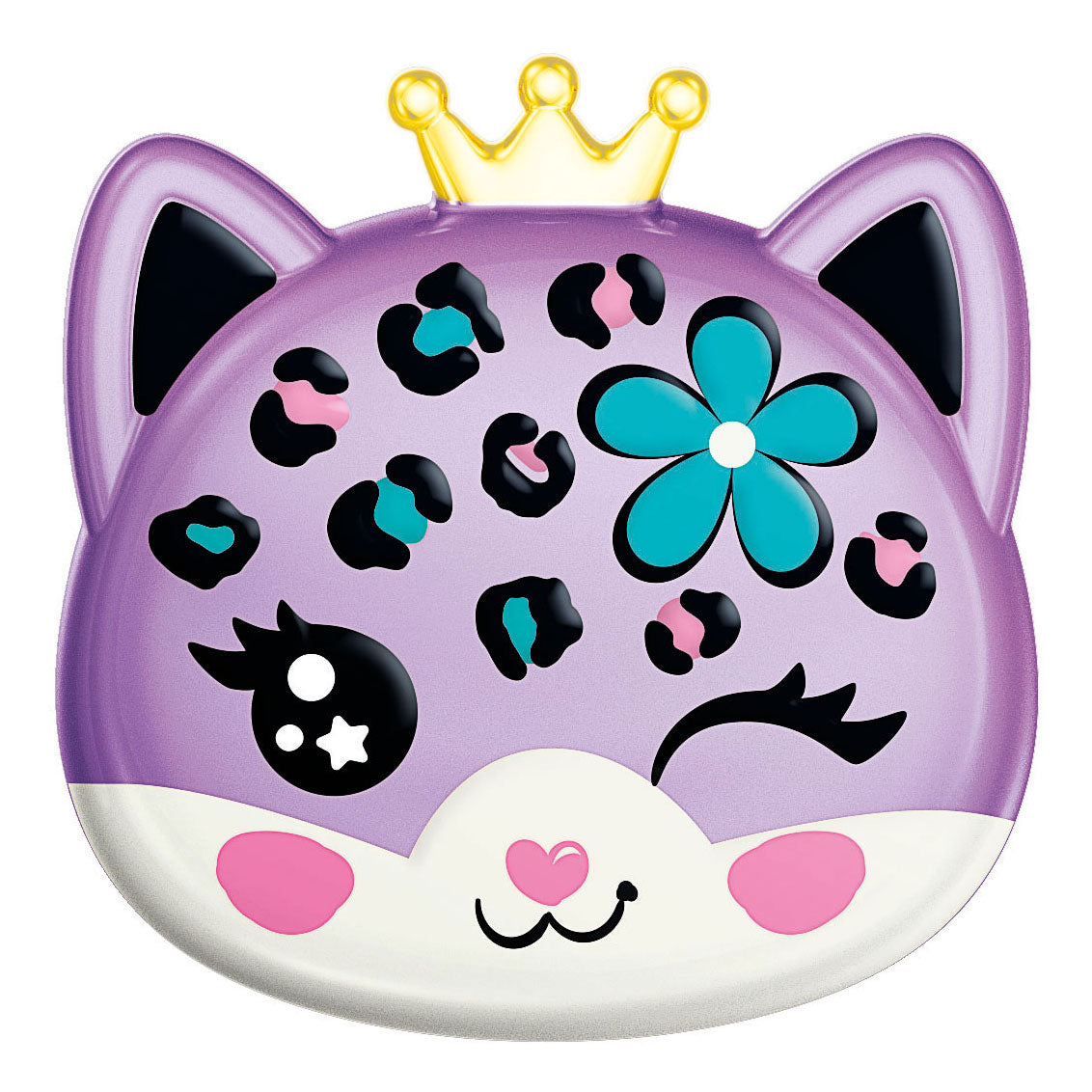 Clementoni gekke chique oogschaduw in make-up doosje luipaard