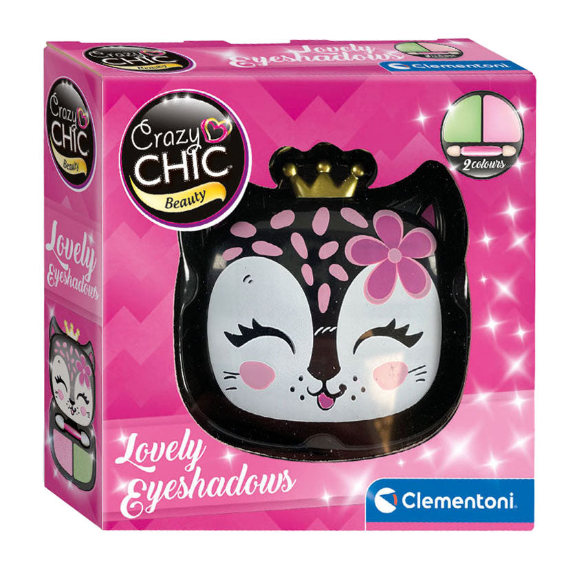 Clementoni gekke chique oogschaduw in make-up doosje panter