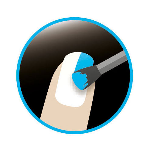 Clementoni gekke chic nagellak blauw rood, 2st.