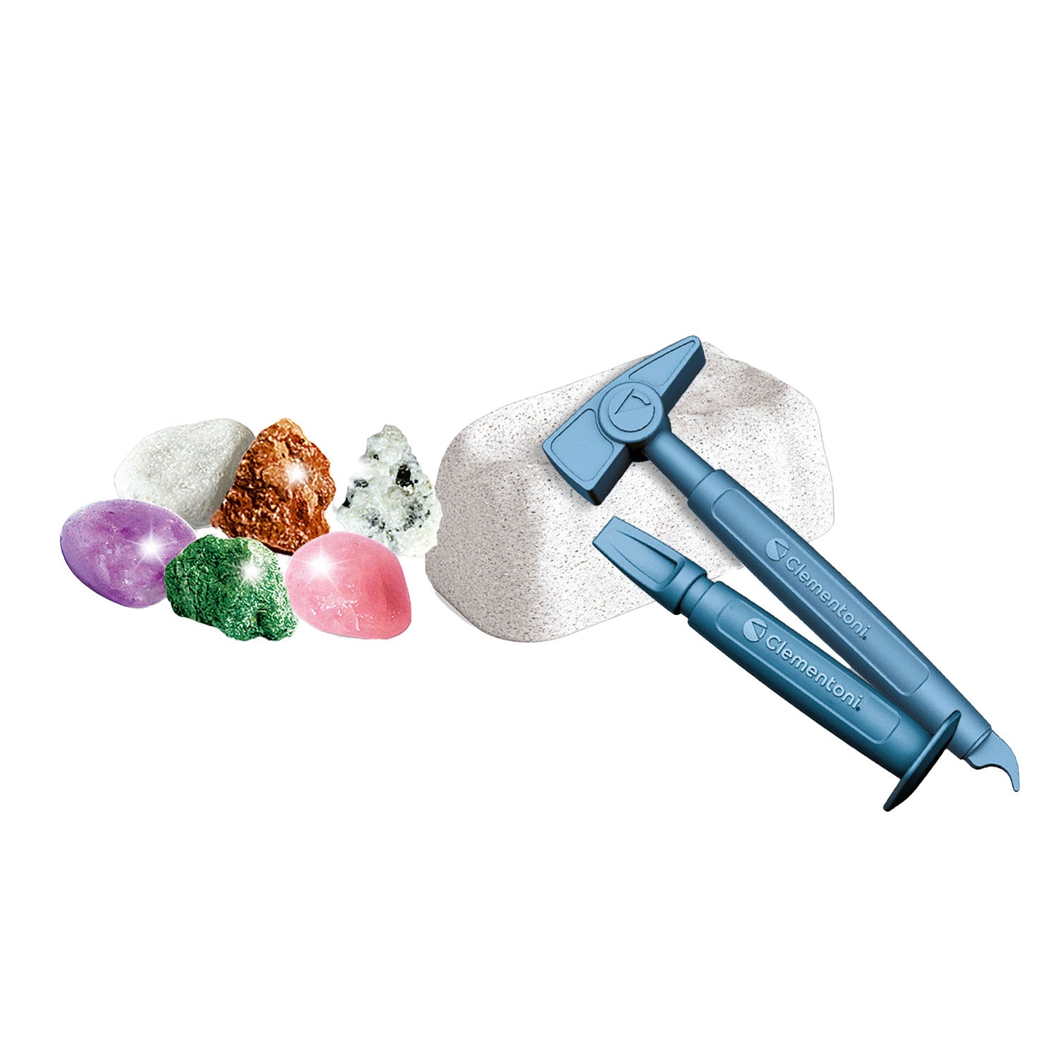 Clementoni wetenschap en spel - op zoek naar stenen en mineralen