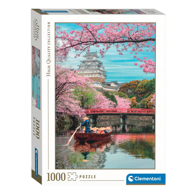 Clementoni legpuzzel Himeji kasteel in de lente, 1000st.