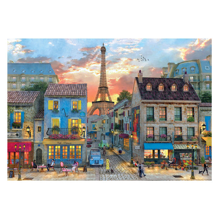 Clementoni - puzzel - 1000 stukjes - straatbeeld van parijs - puzzel voor volwassenen - high quality collection