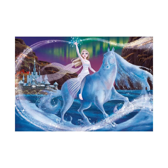 Clementoni legpuzzel super color glow lights - frozen ii, 104st.