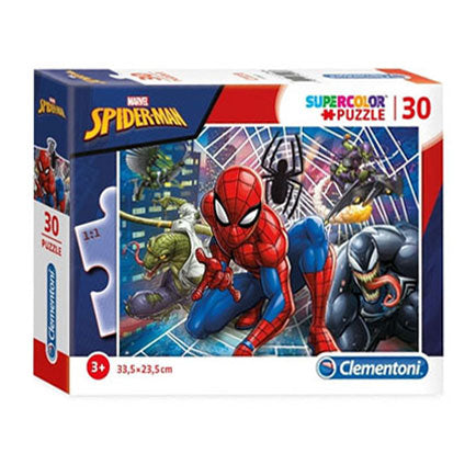 Clementoni legpuzzel superkleuren spiderman, 30st.