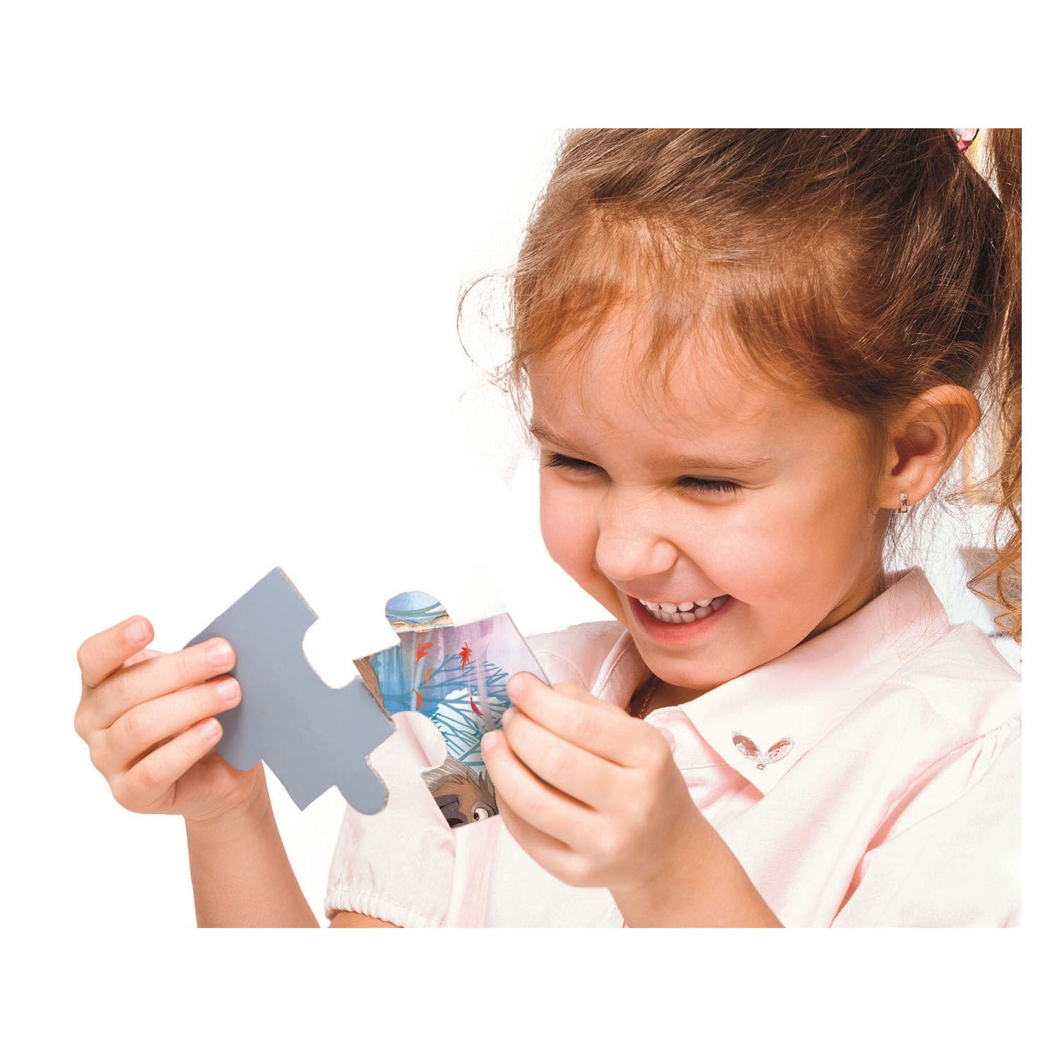 Clementoni legpuzzel super kleur maxi frozen ii, 24st.