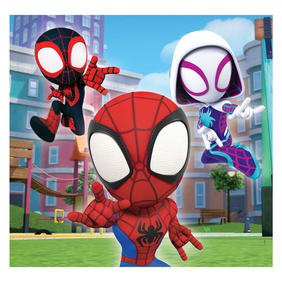 Clementoni Spidery en vrienden puzzel 3 x 48 stukjes