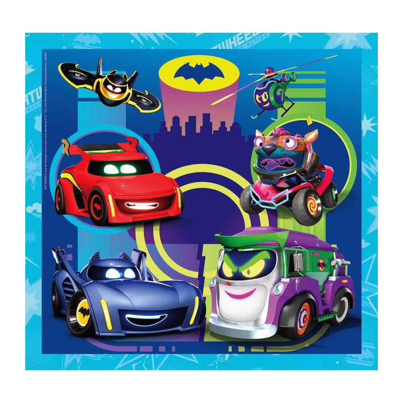 Clementoni legpuzzel superkleurige vierkante slagwielen, 3x48st.