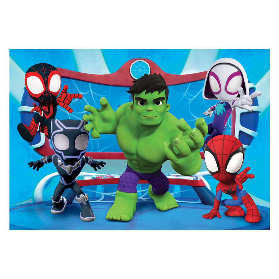 Clementoni legpuzzel super color marvel spidey, 60st.