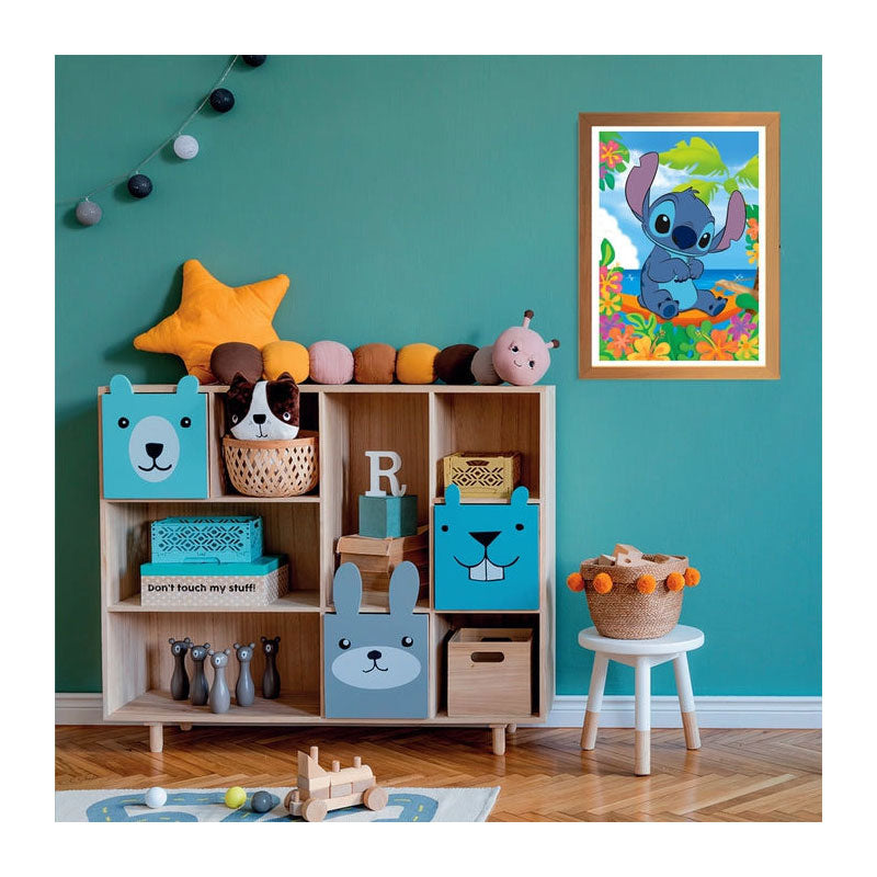 Clementoni legpuzzel super color stitch, 104st.