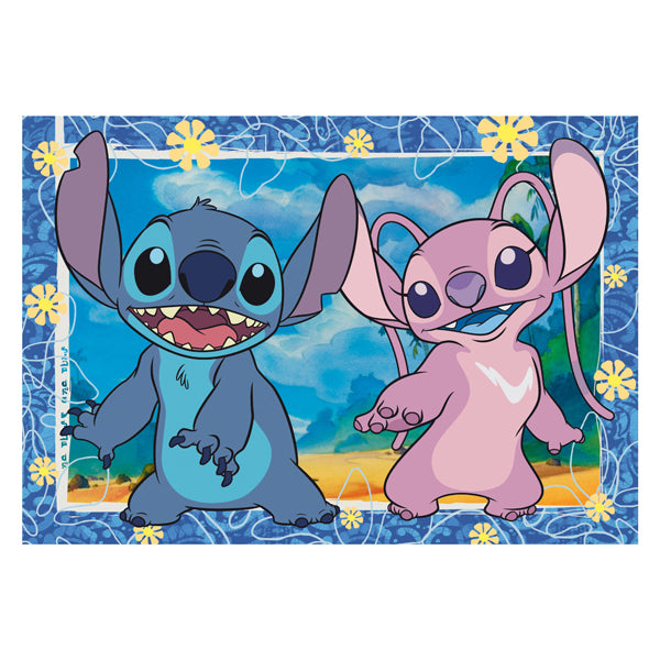 Clementoni legpuzzel super kleur disney stitch iii, 104st.