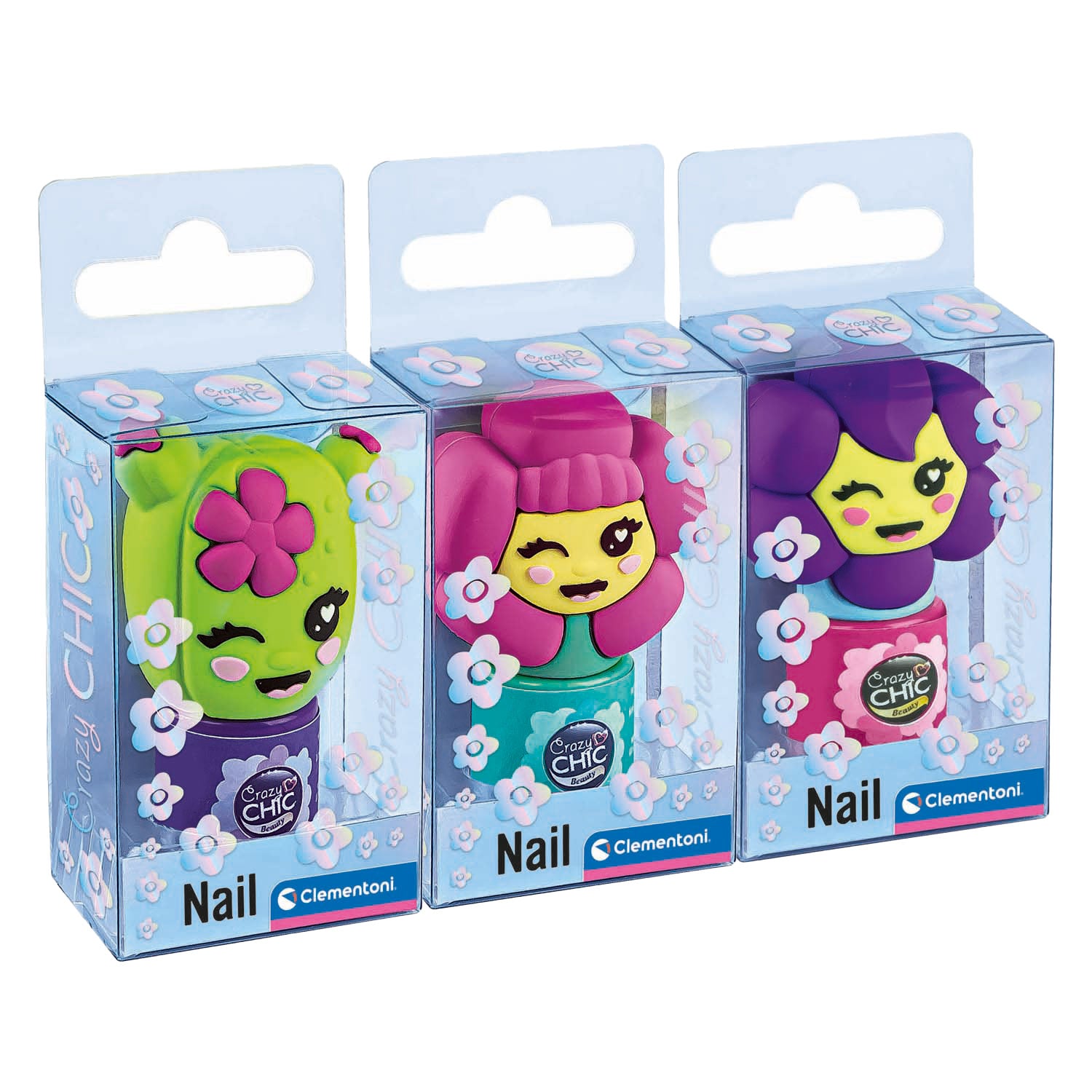 Clementoni crazy chic nagellak bloem