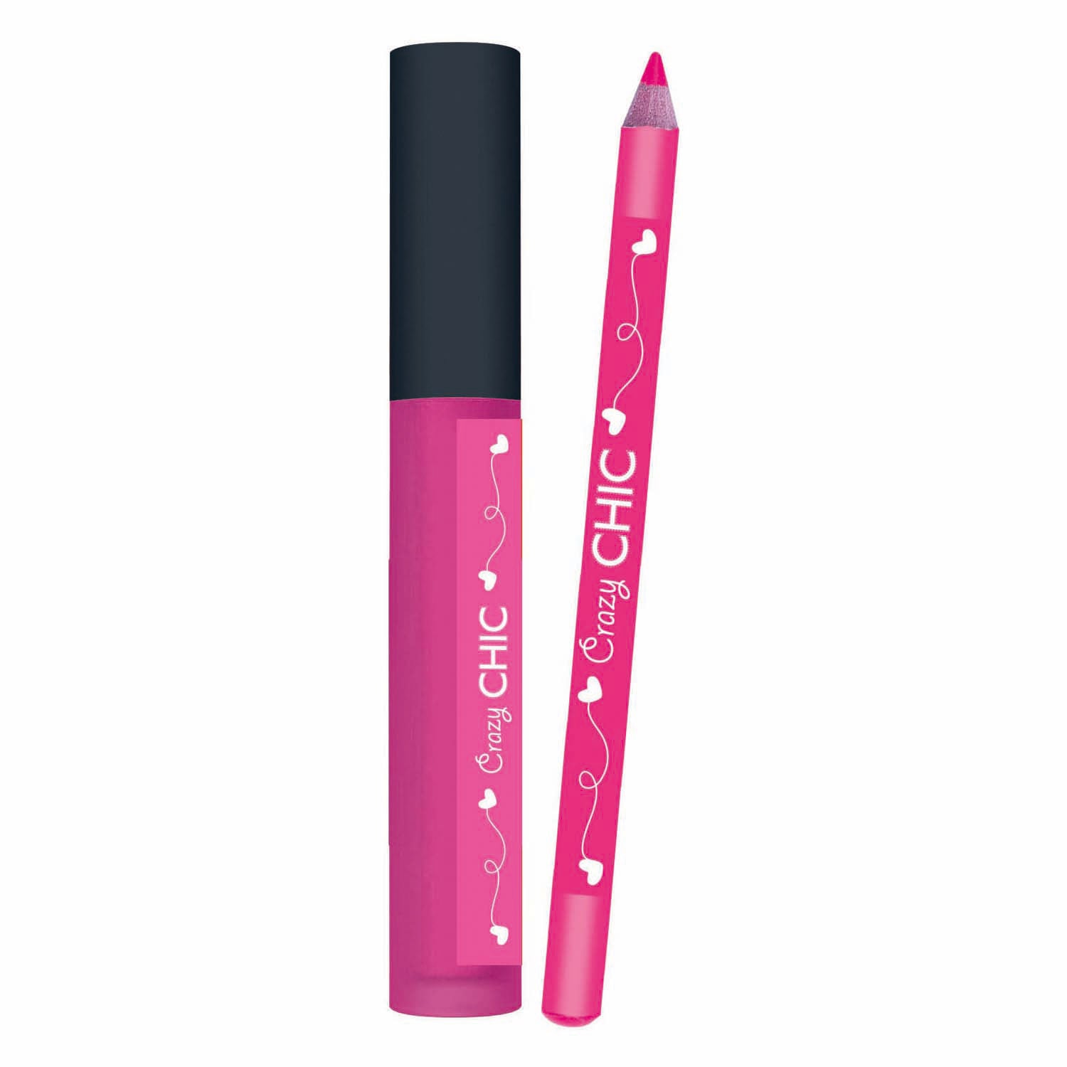Clementoni gekke chique lipgloss en lipliner aardbei
