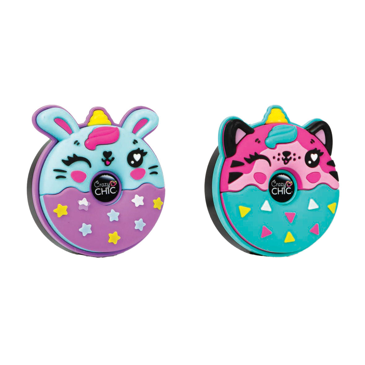 Clementoni gekke chic oogschaduw dieren donut paars blauw