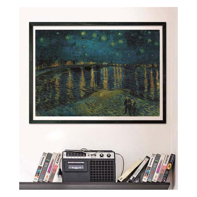 Clementoni legpuzzel kunstwerken sterrennacht boven de rhône, 1000st.