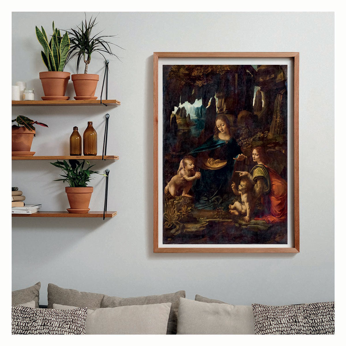 Clementoni legpuzzel kunstwerken madonna in de grot, 1000st.