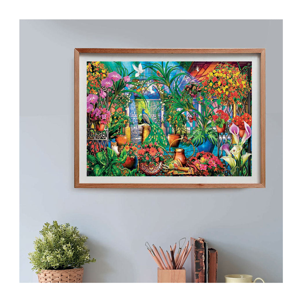 Clementoni legpuzzel kunstwerken the greenhouse caretakers, 500st.