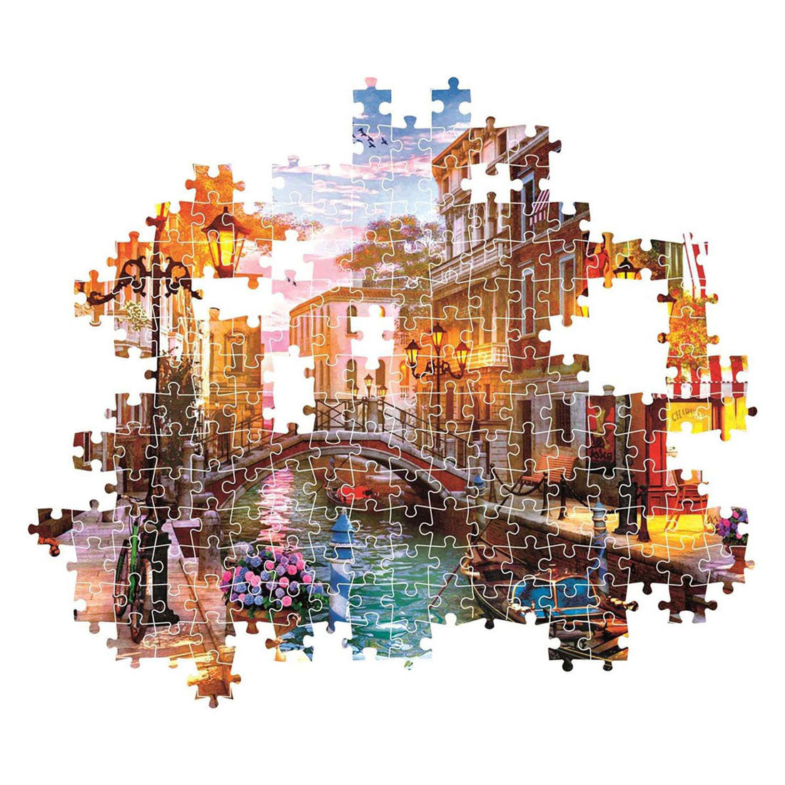 Clementoni legpuzzel zonsondergang venetië, 500st.