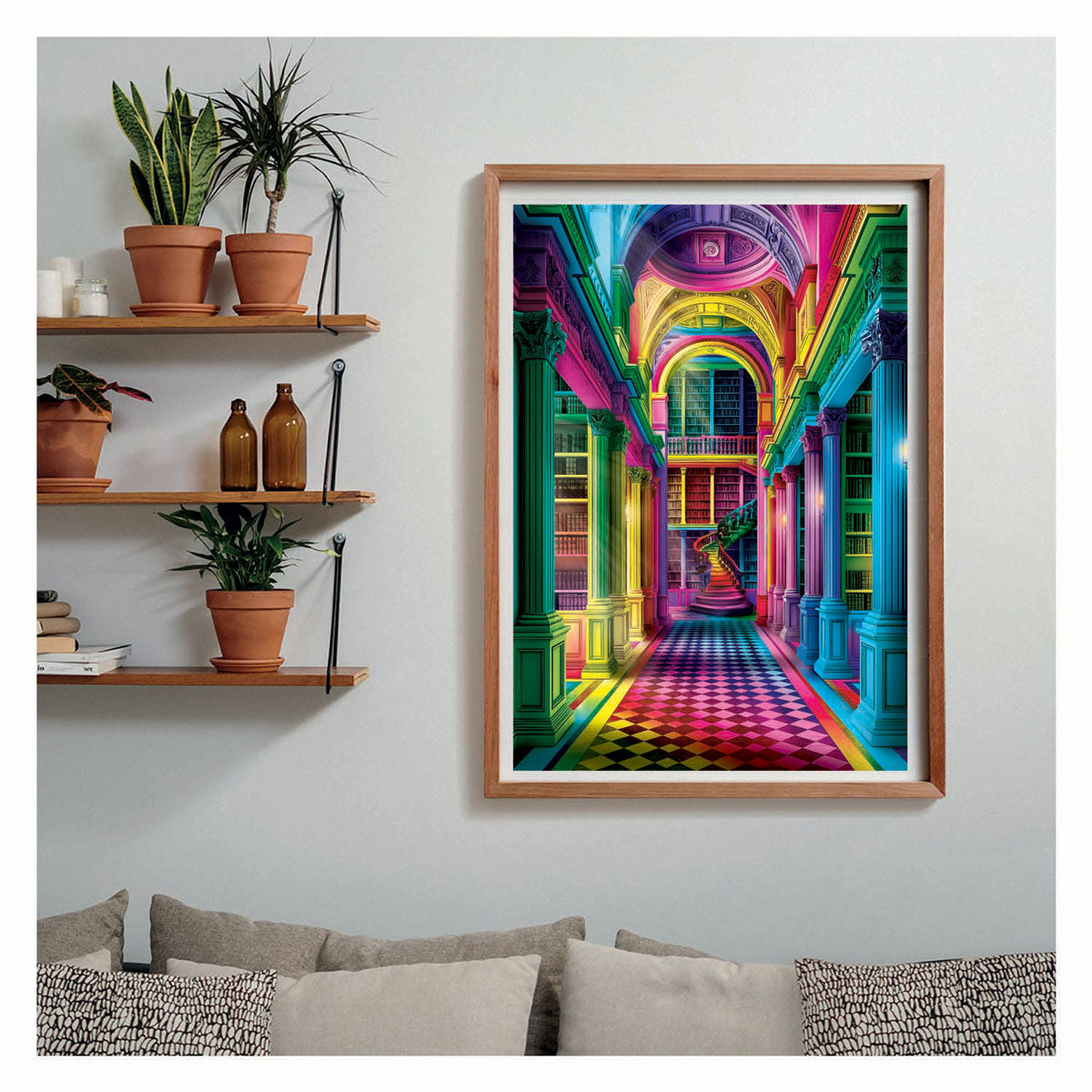 Clementoni legpuzzel colorboom athenaeum, 1000st.