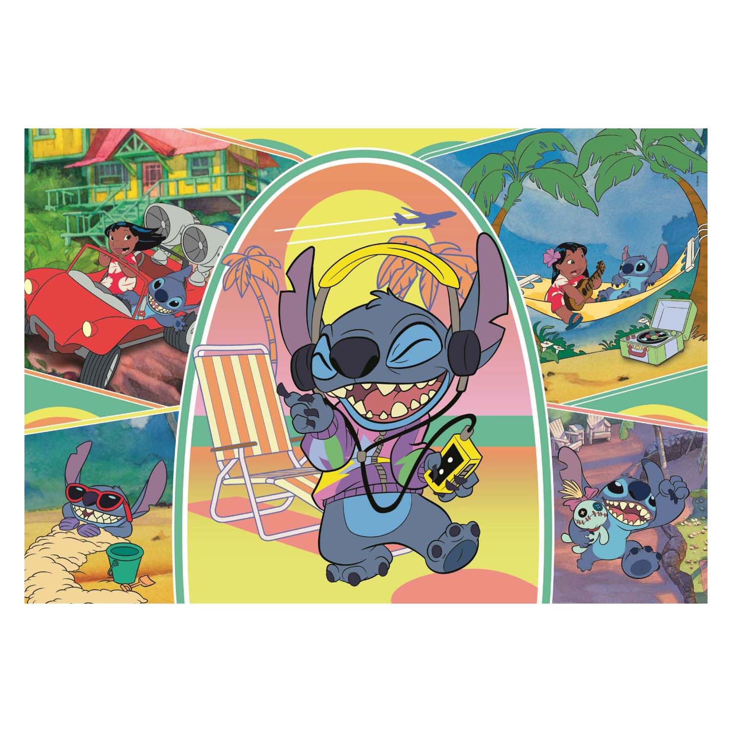 Clementoni legpuzzel super stitch, 180st.