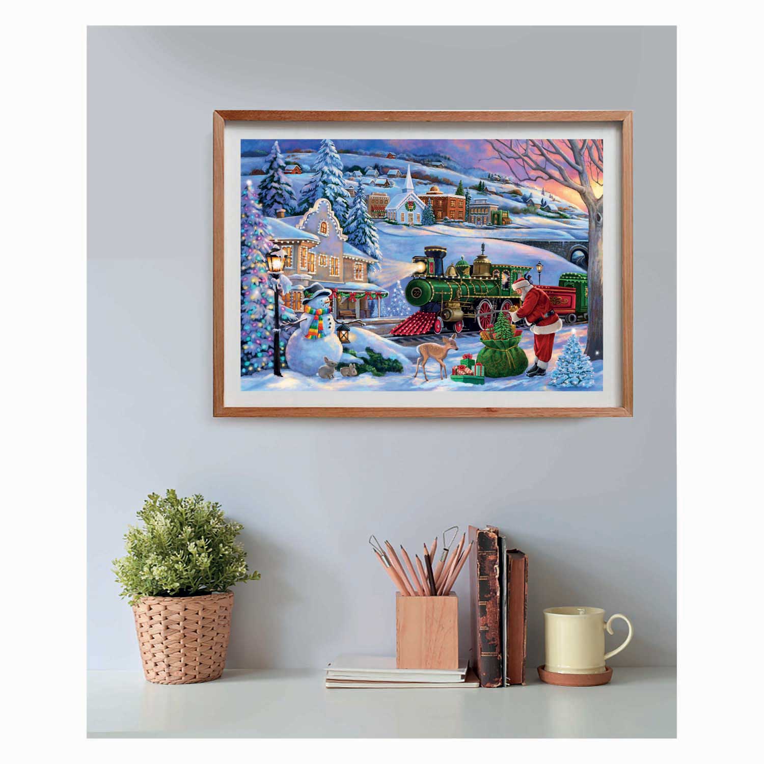 Clementoni legpuzzel kersttrein - 500st.