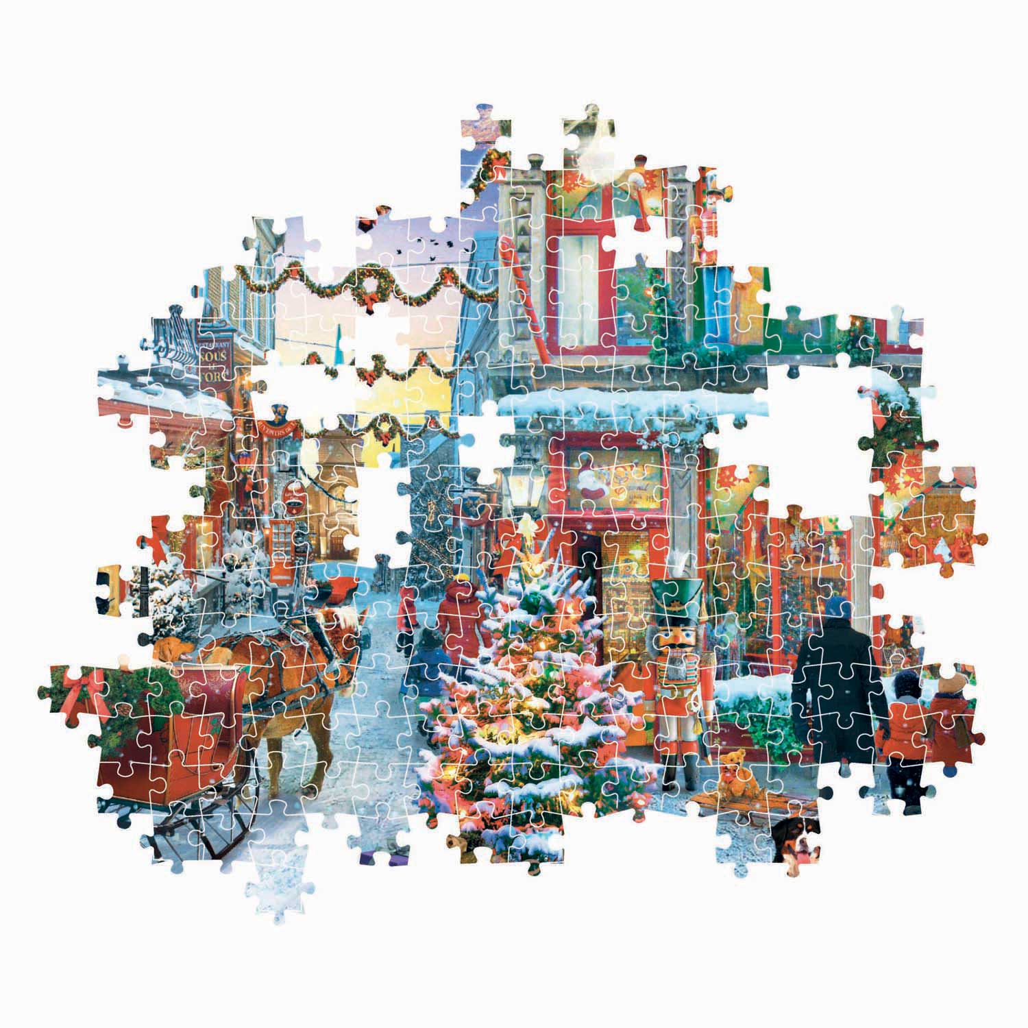Clementoni legpuzzel de vreugde van kerstmis - 500st.