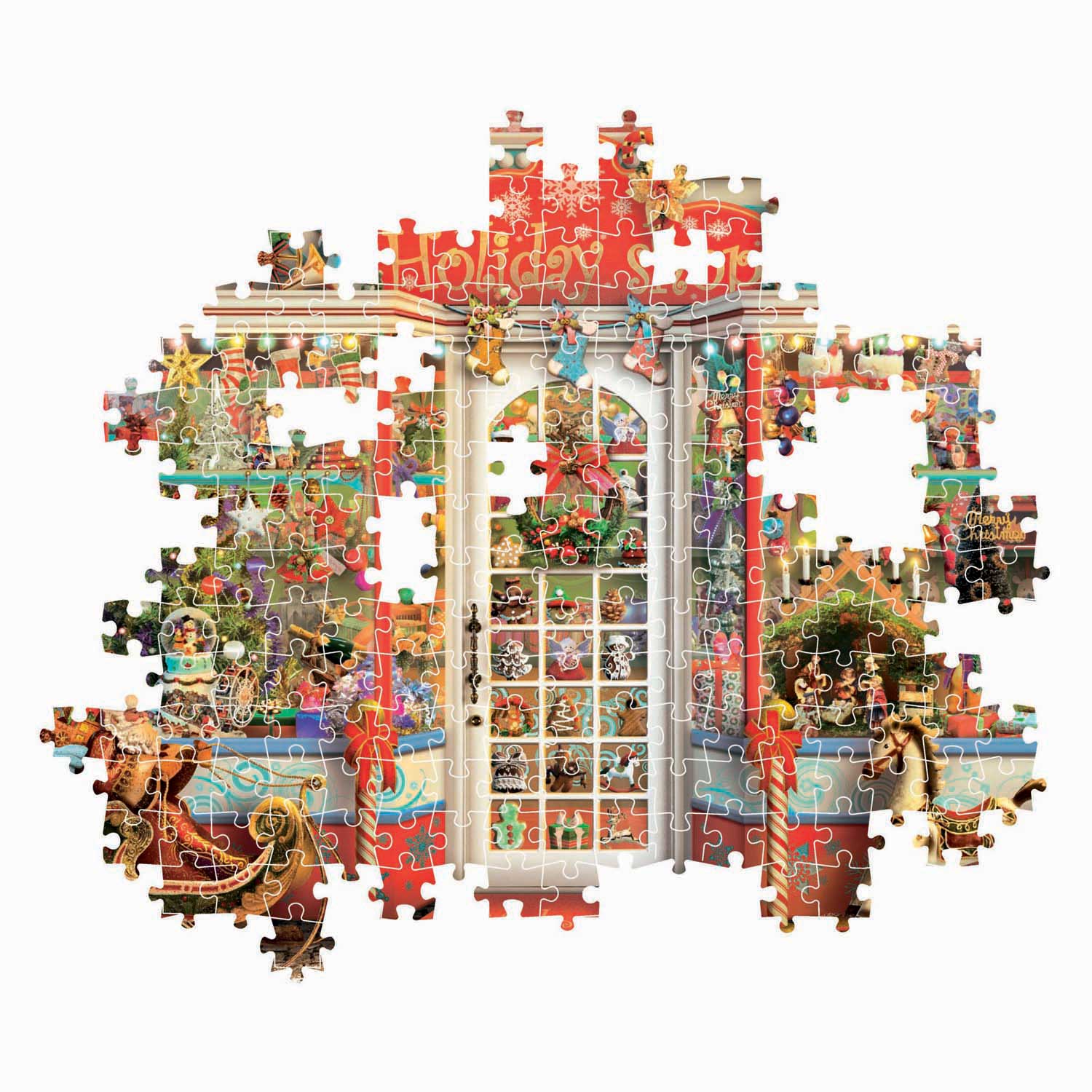 Clementoni legpuzzel kerstwinkel - 1000st.