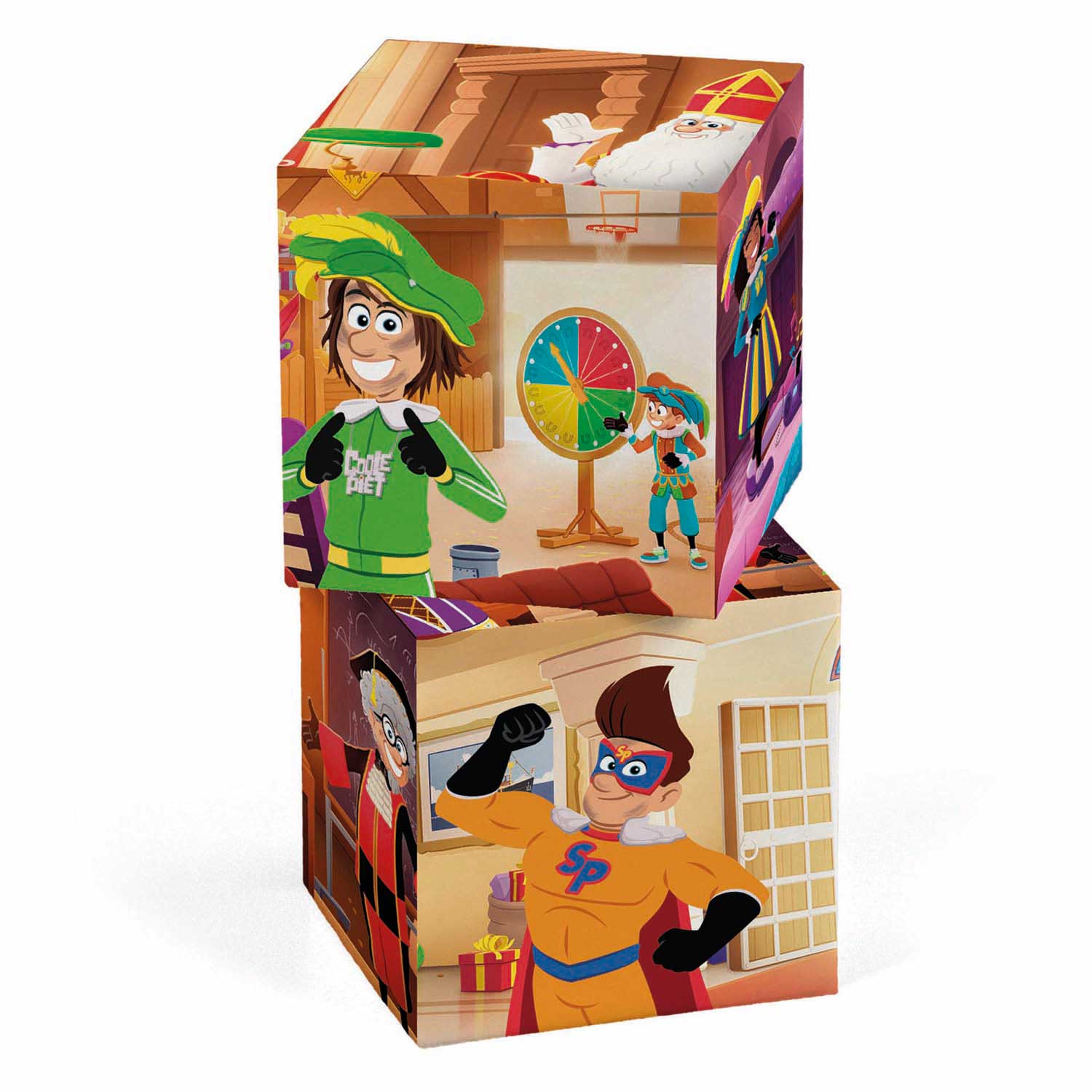 Clementoni blokkenpuzzel sinterklaas - 12st.