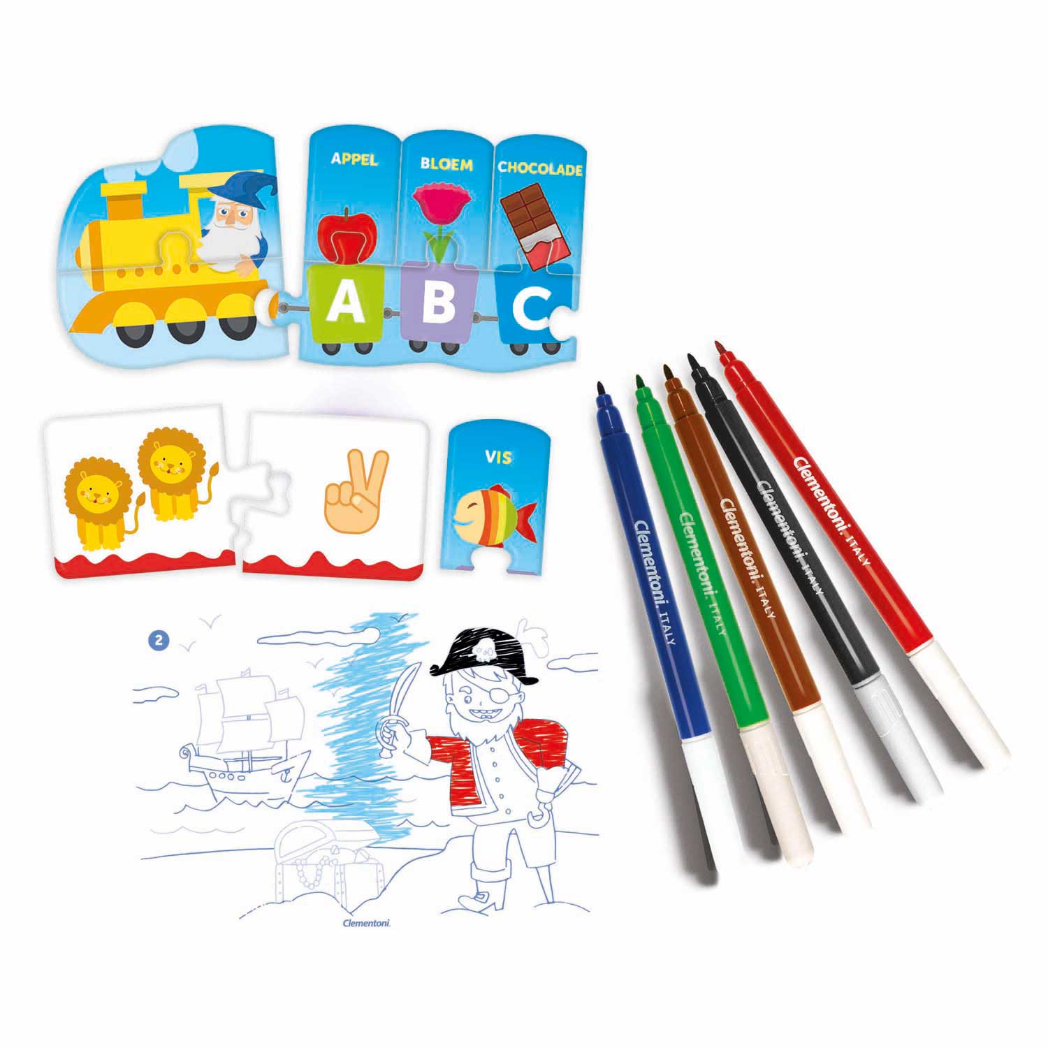 Clementoni spel kleuterschool educatief nederlands