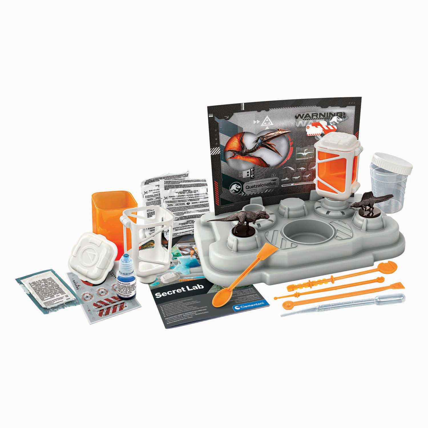 Clementoni jurassic world geheim lab slijm maken