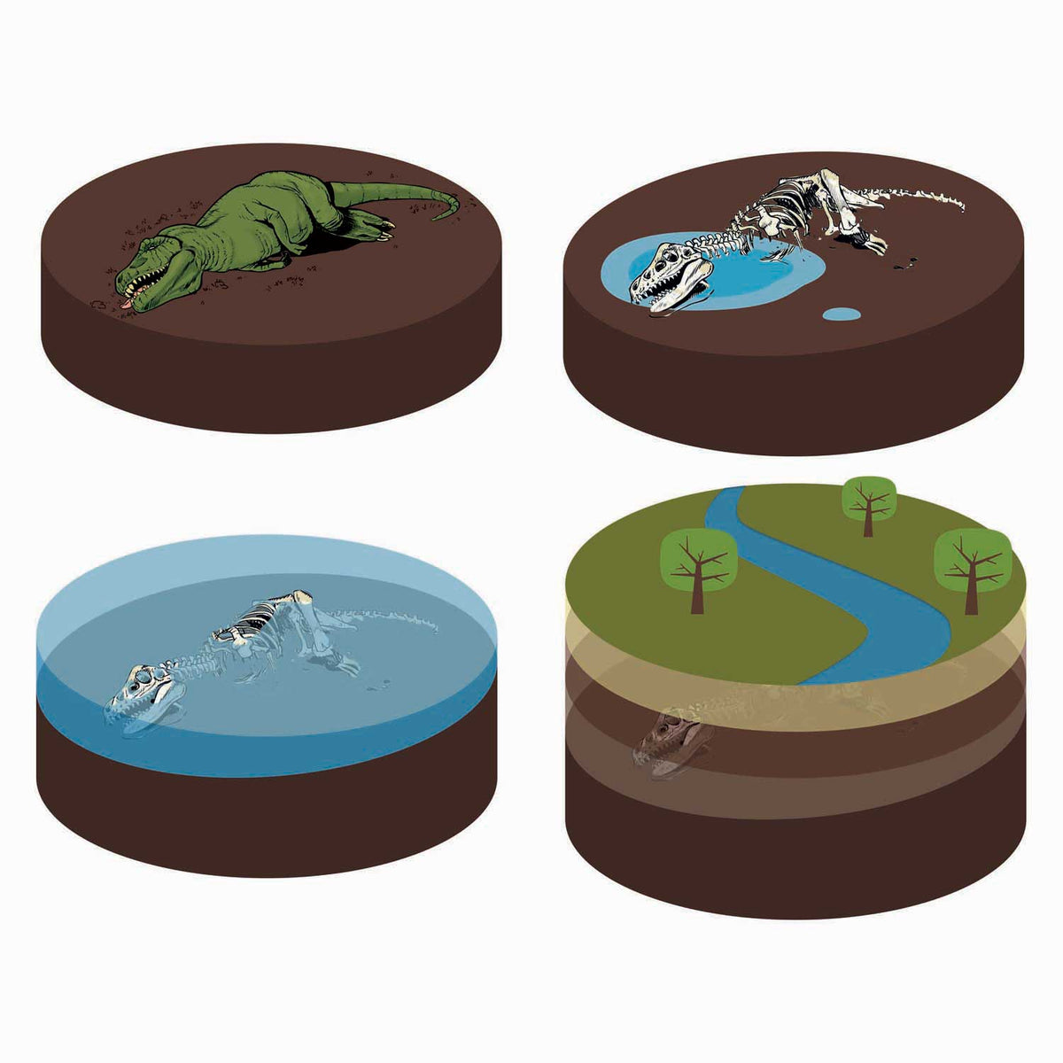 Clementoni jurassic world opgraaf set