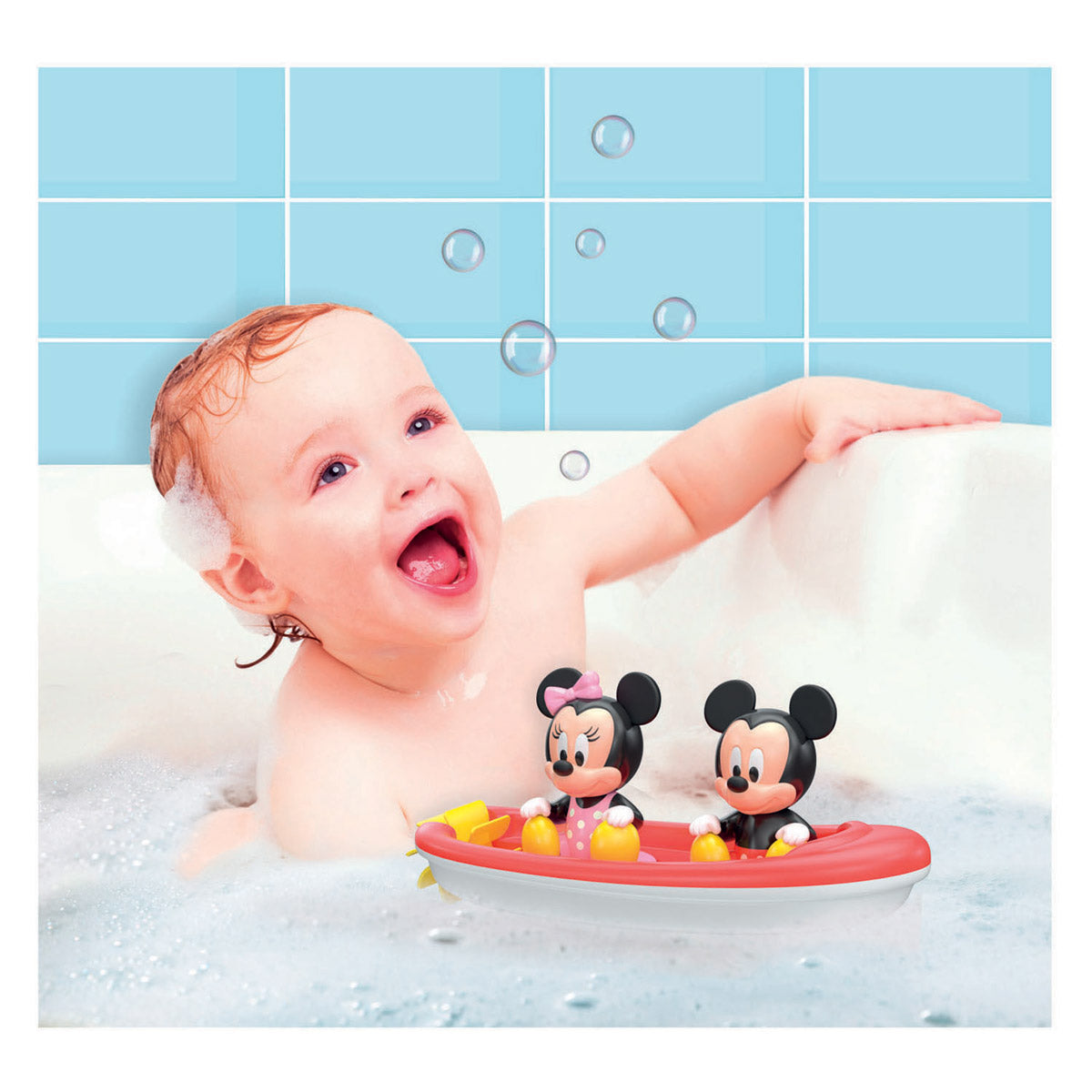 Clementoni baby baby badspeelgoed bootje mickey minnie