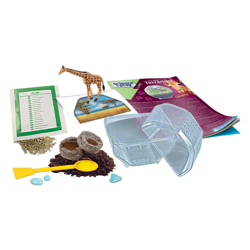 Clementoni wild terrarium giraffe | 2 stuks