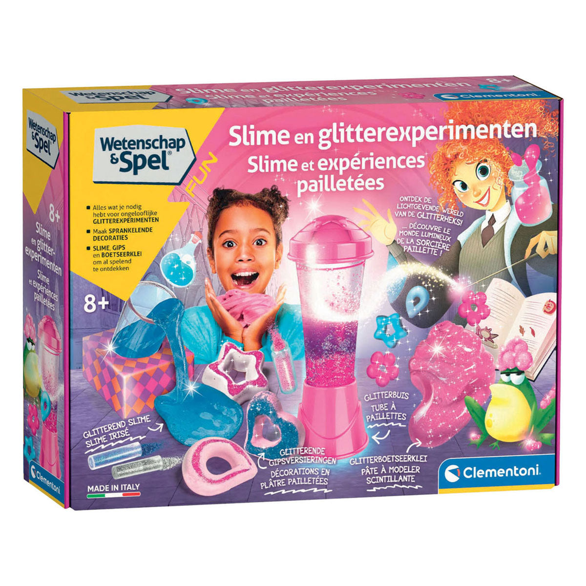 Clementoni wetenschap spel slime- en glitterexperimenten
