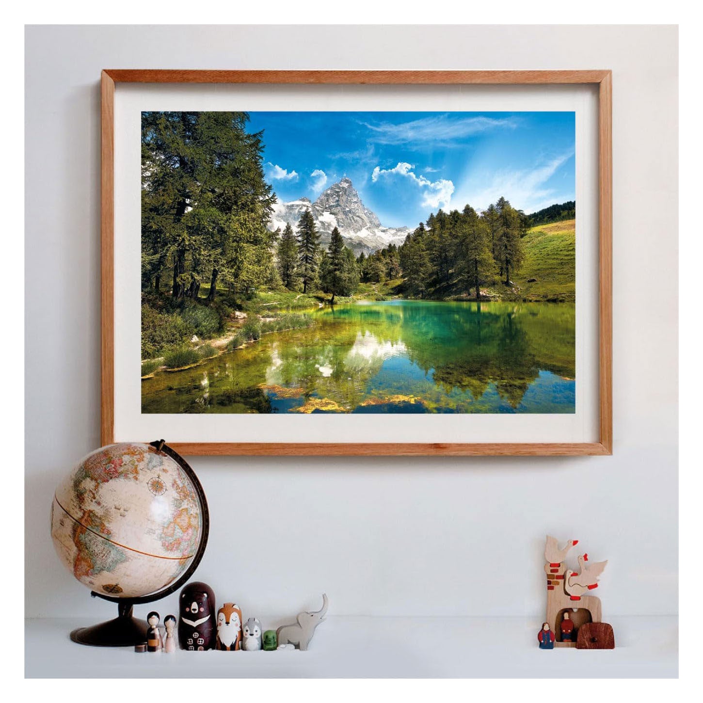 Clementoni legpuzzel blauw meer - 1500st.