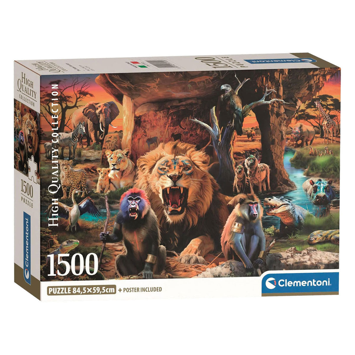 Clementoni legpuzzel the tribal society - 1500st.