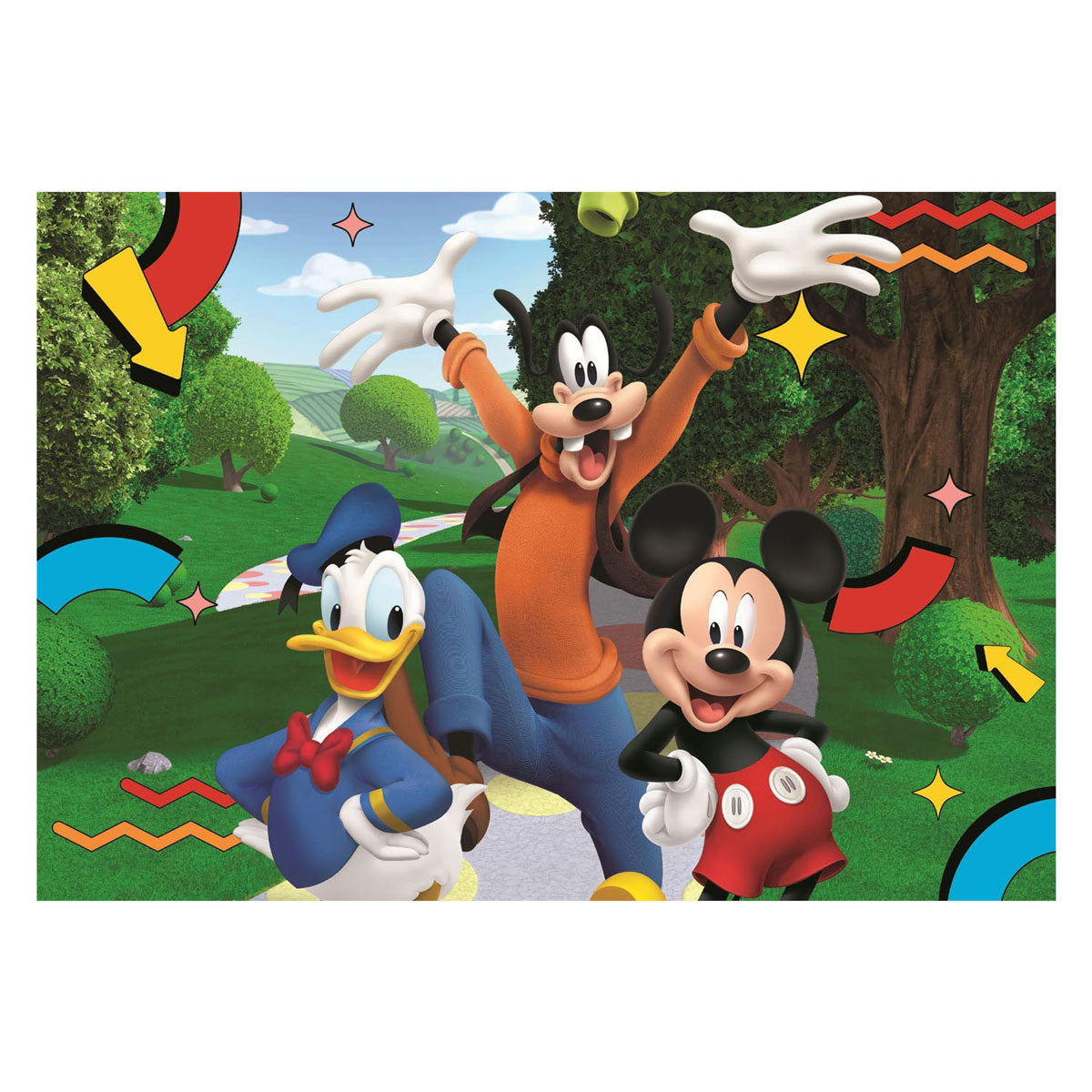 Clementoni maxi legpuzzel mickey mouse club house - 104st.