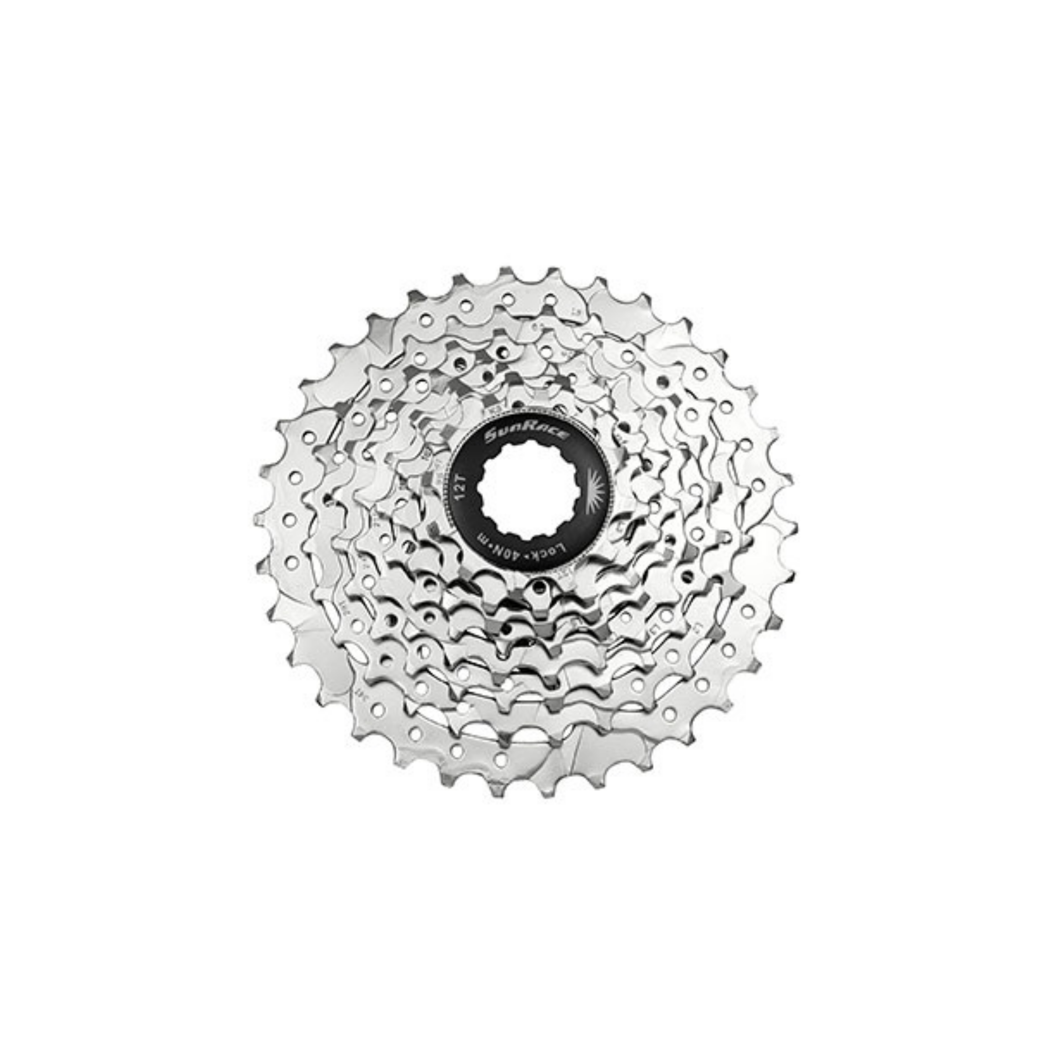 SunRace csm63 7 speed cassette 12-28t zilver in doos