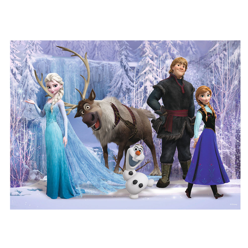 Ravensburger puzzel disney frozen: in het rijk de sneeuwkoningin - legpuzzel - 100 stukjes