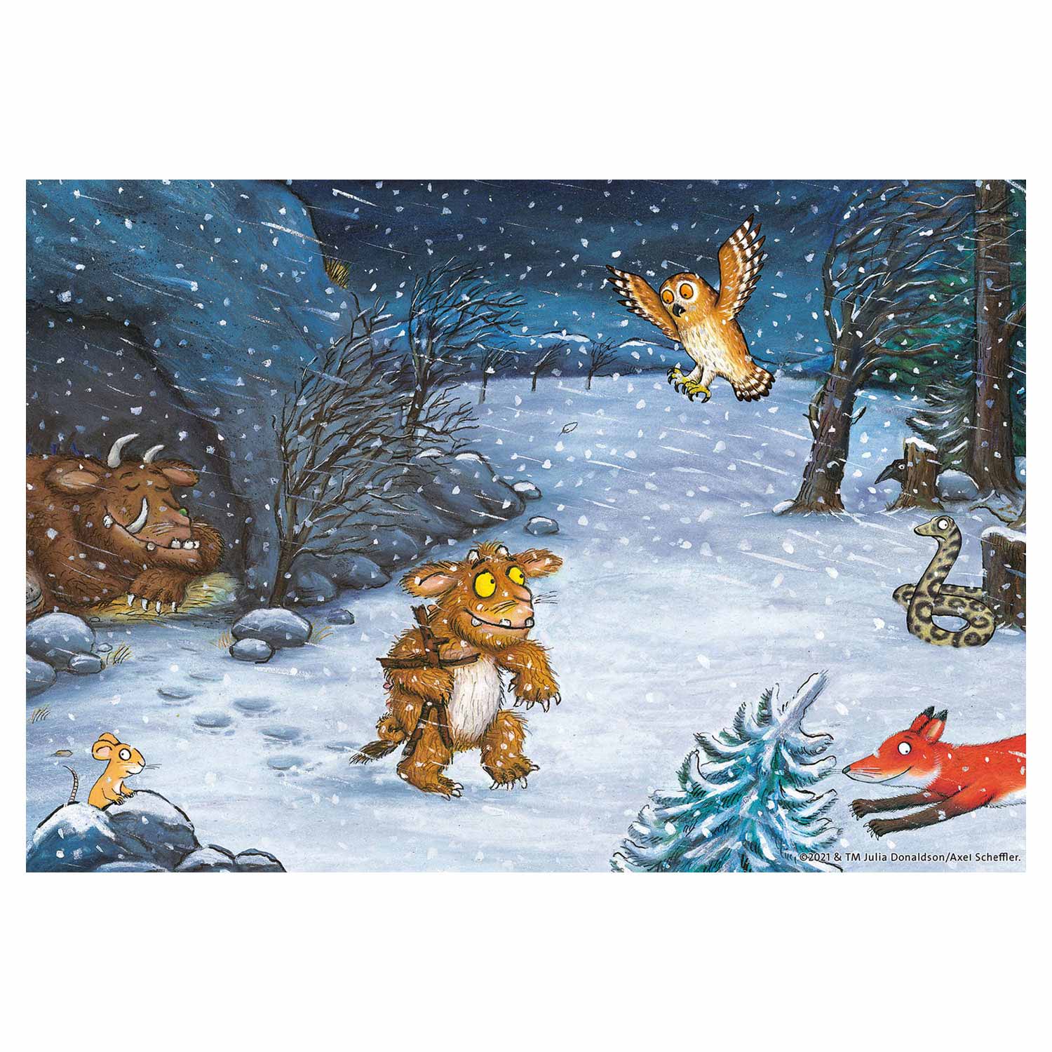 De Gruffalo Puzzel, 2x24st.