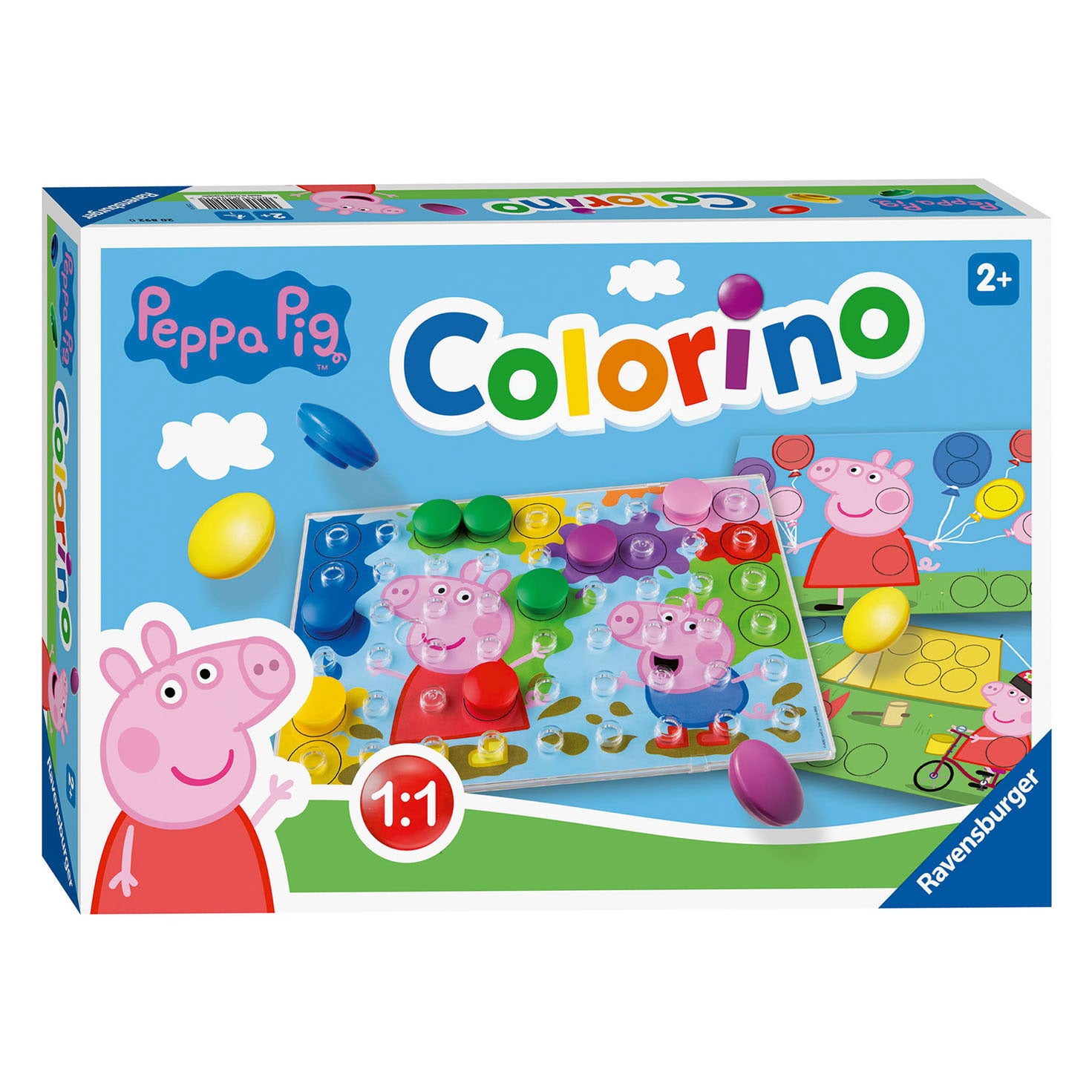 Ravensburger peppa pig colorino kinderspel