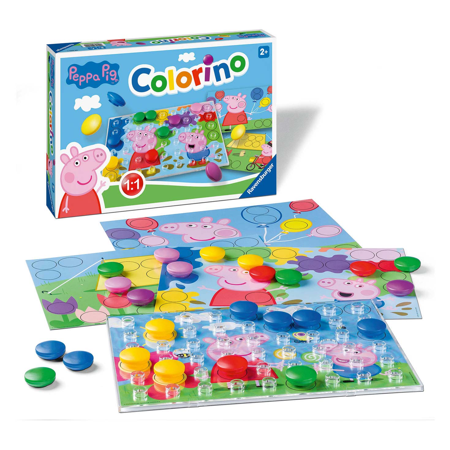 Ravensburger peppa pig colorino kinderspel