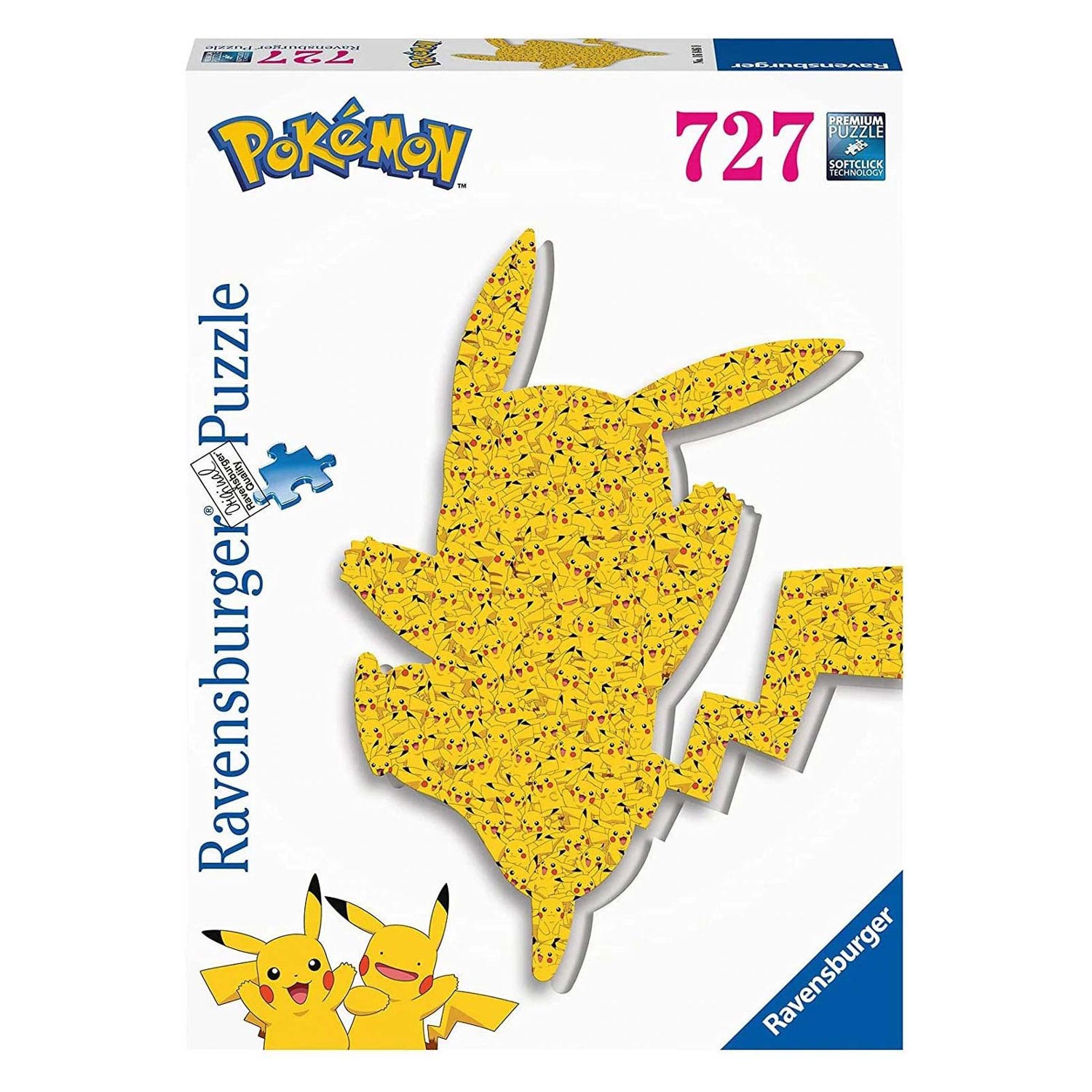 Gevormde Puzzel Pikachu, 727st.