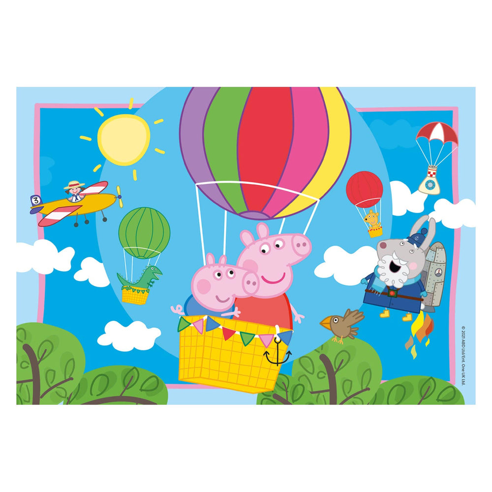 Ravensburger jigsaw puzzle Peppa Pig - two puzzles - 12 pieces - children's puzzle