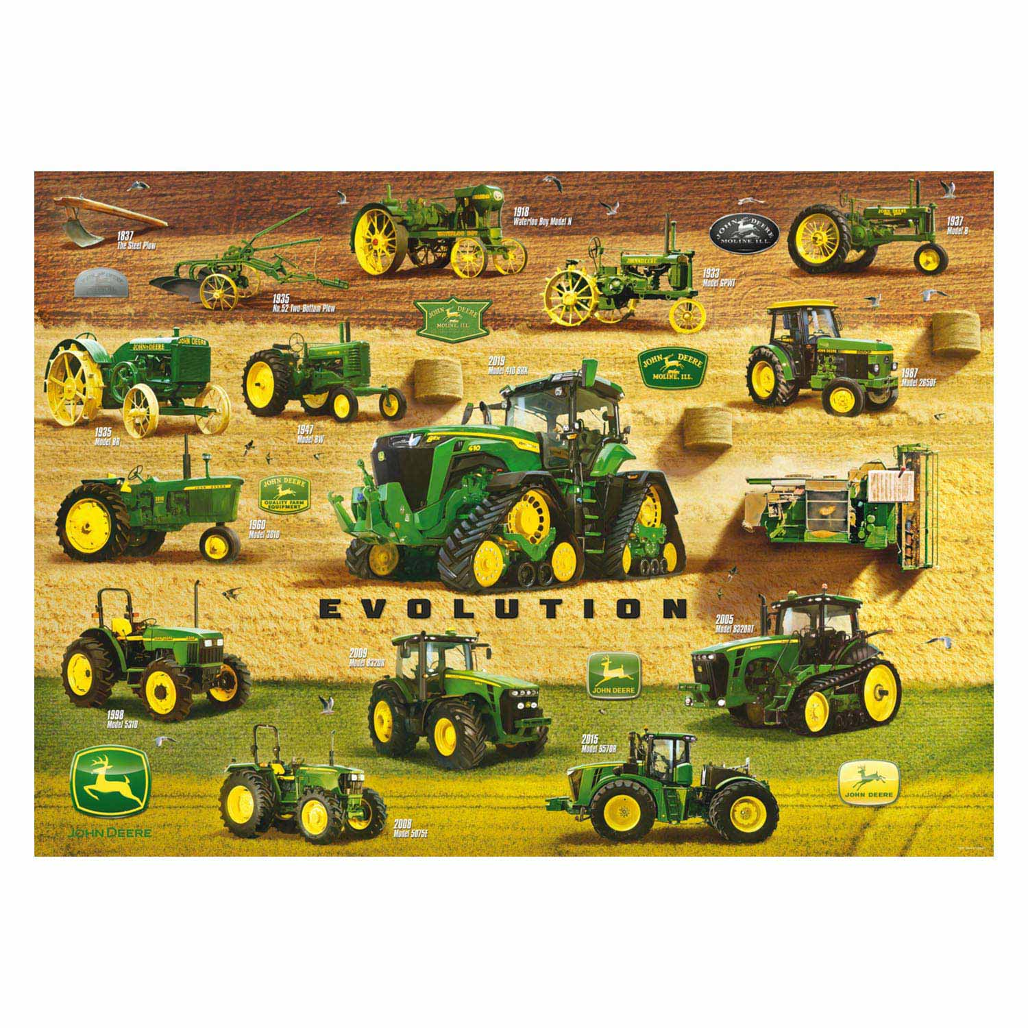 Het erfgoed van John Deere Legpuzzel, 1000st.