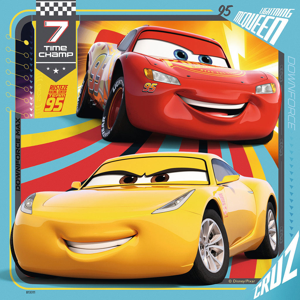Ravensburger - Auto's 3 Puzzel 3x49st.