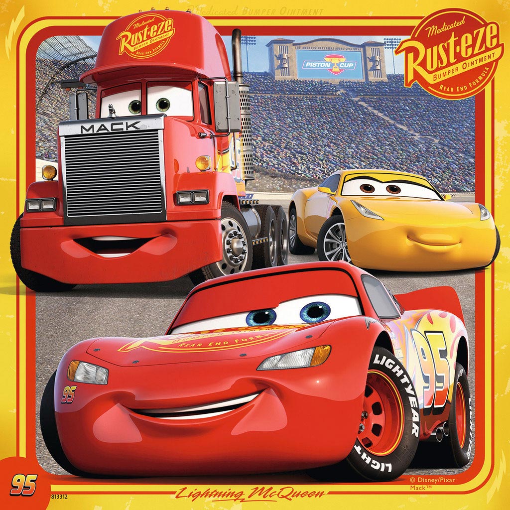 Ravensburger - Auto's 3 Puzzel 3x49st.