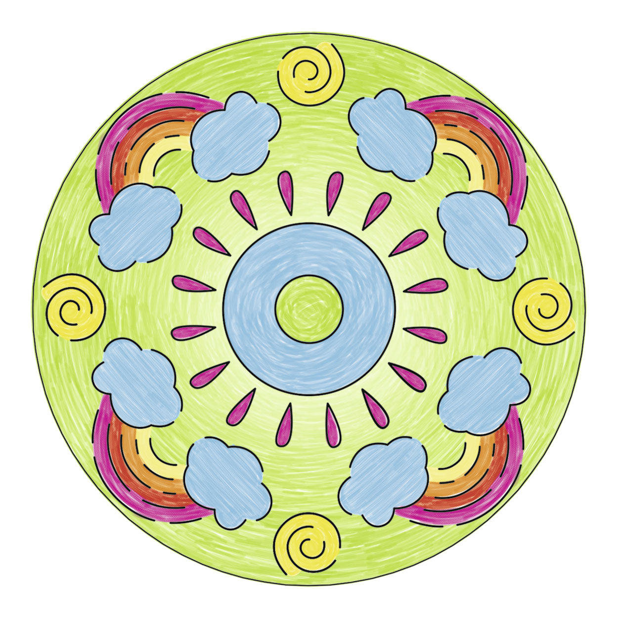 Mini Mandala-Ontwerper - Eenhoorn