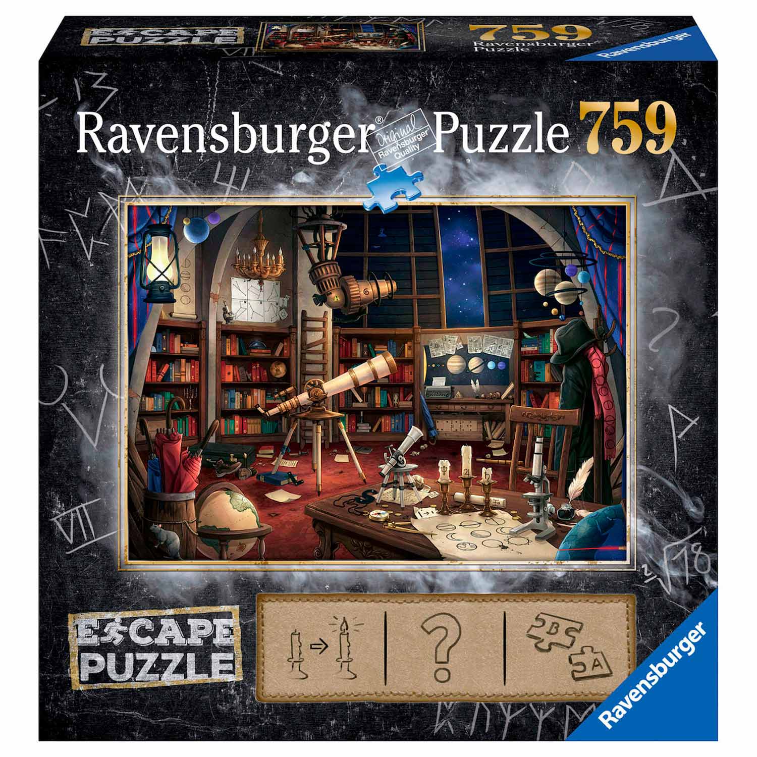 Ravensburger escape room puzzel - de sterrenwacht, 759st.