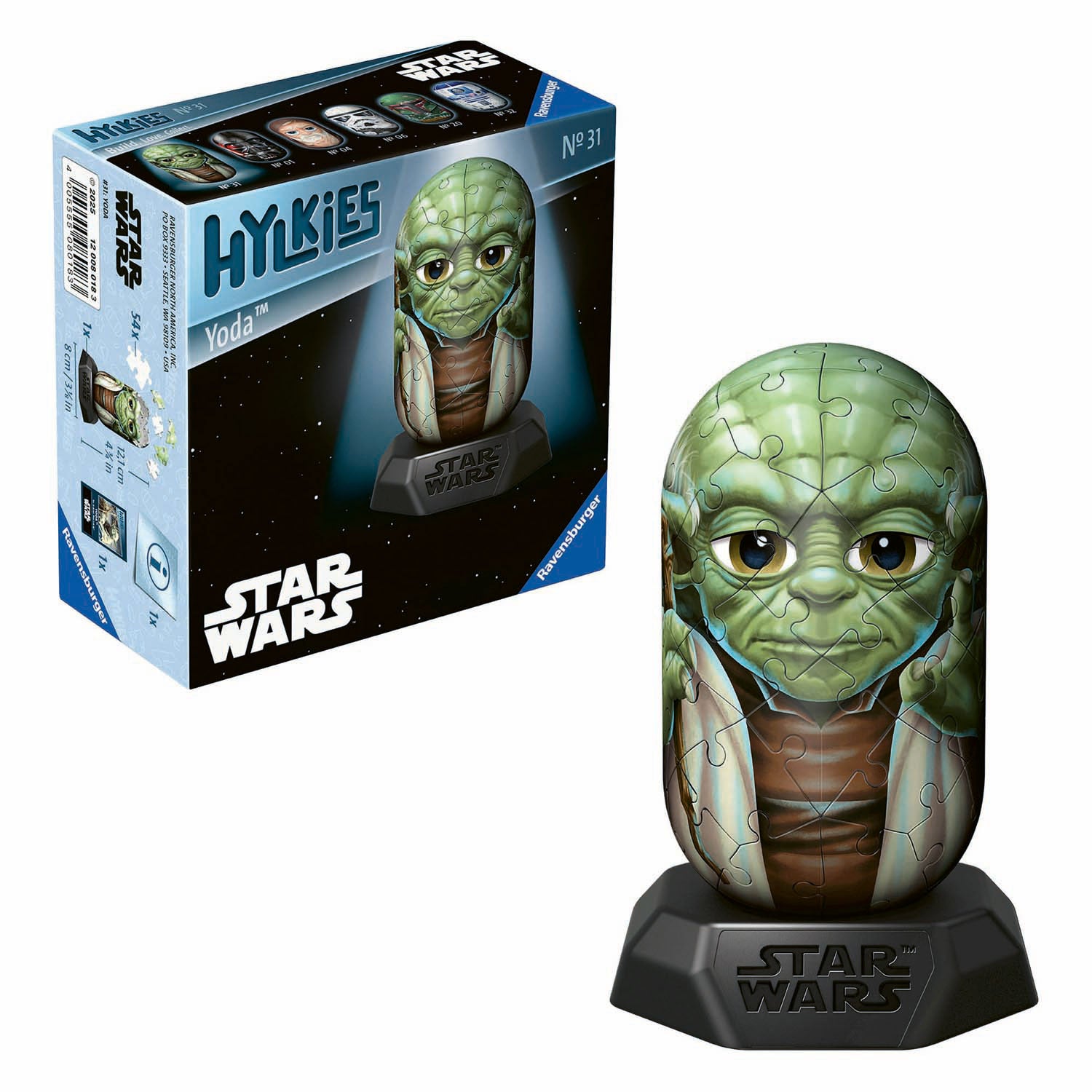Ravensburger 3d puzzel hylkies star wars yoda - 54st.