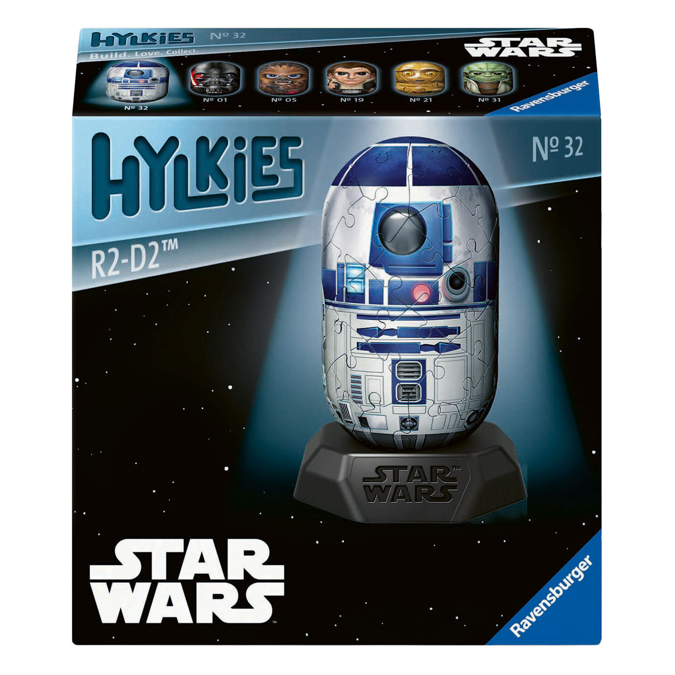 Ravensburger 3d puzzel hylkies star wars r2d2 - 54st.